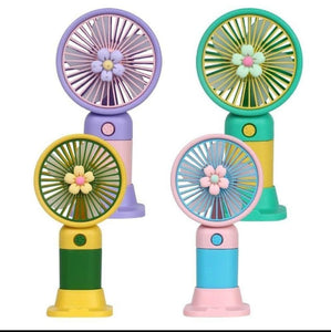 Mini Portable Fan 1.5W Fast Charge Multicolor