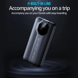 Fone Stop 20000mAh Power Bank with PD Fast Charging & Dual Built-in Cables