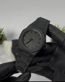 Men's Black Carbon Fiber Analogue Watch